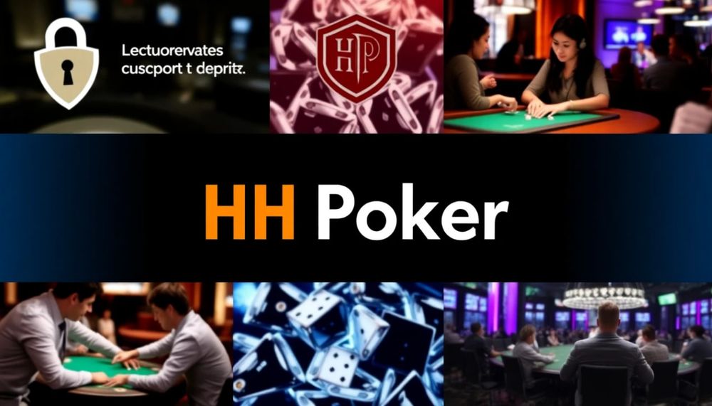 HHpoker官网微信 - 高端德州扑克APP界面